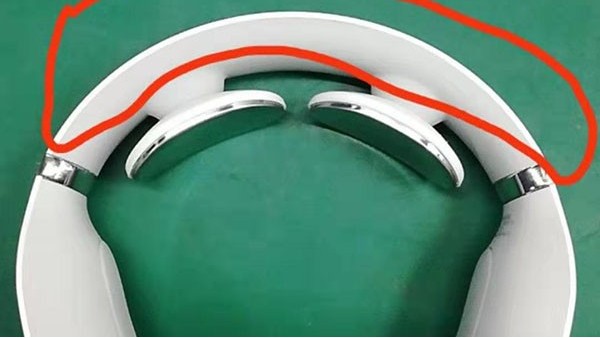 用（yòng）這種矽膠粘ABS膠水粘出（chū）來的（de）按摩儀，美（měi）觀大方無痕跡